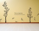 Loving Trees with Quote Wall Decal Tree Art Stickers